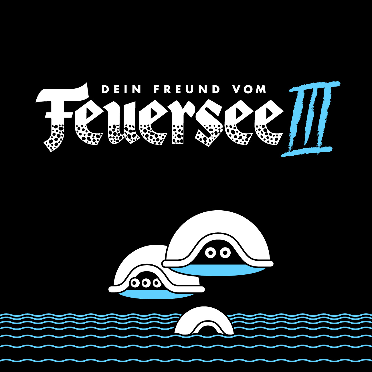 Dein Freund vom Feuersee cover design with turtles by Axel Pfaender